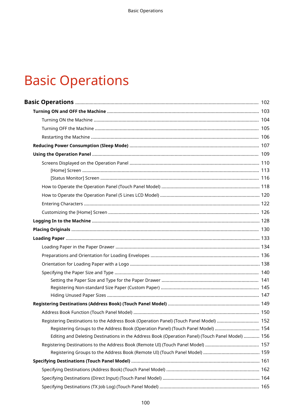 Basic operations | Canon imageCLASS MF275dw Wireless All-In-One Monochrome Laser Printer User Manual | Page 109 / 633