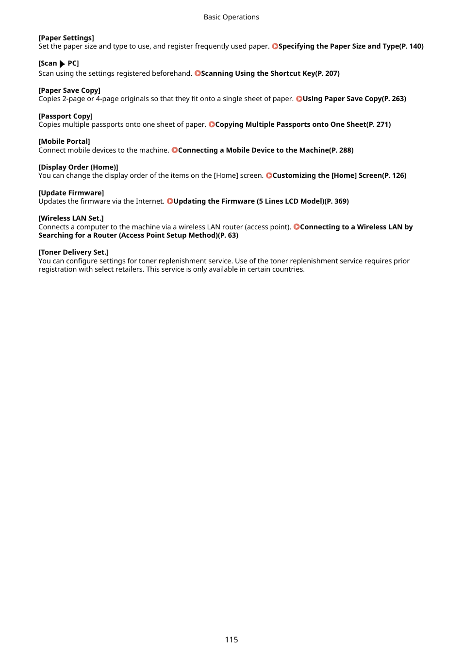 Canon imageCLASS MF275dw Wireless All-In-One Monochrome Laser Printer User Manual | Page 124 / 633