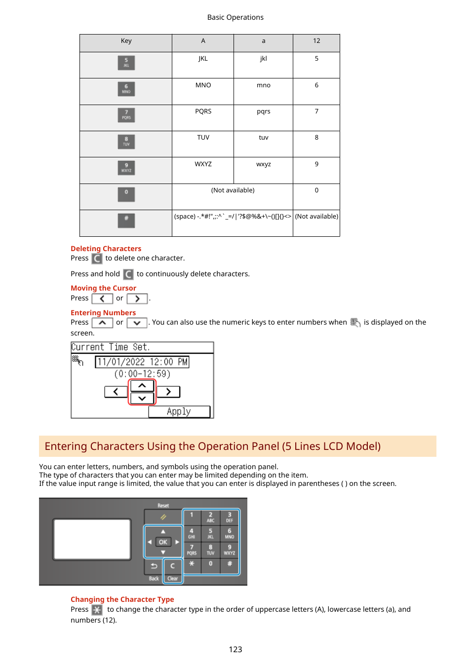 P. 123) | Canon imageCLASS MF275dw Wireless All-In-One Monochrome Laser Printer User Manual | Page 132 / 633
