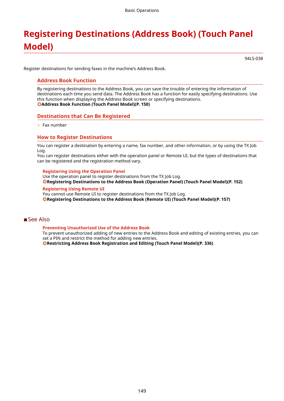 Canon imageCLASS MF275dw Wireless All-In-One Monochrome Laser Printer User Manual | Page 158 / 633