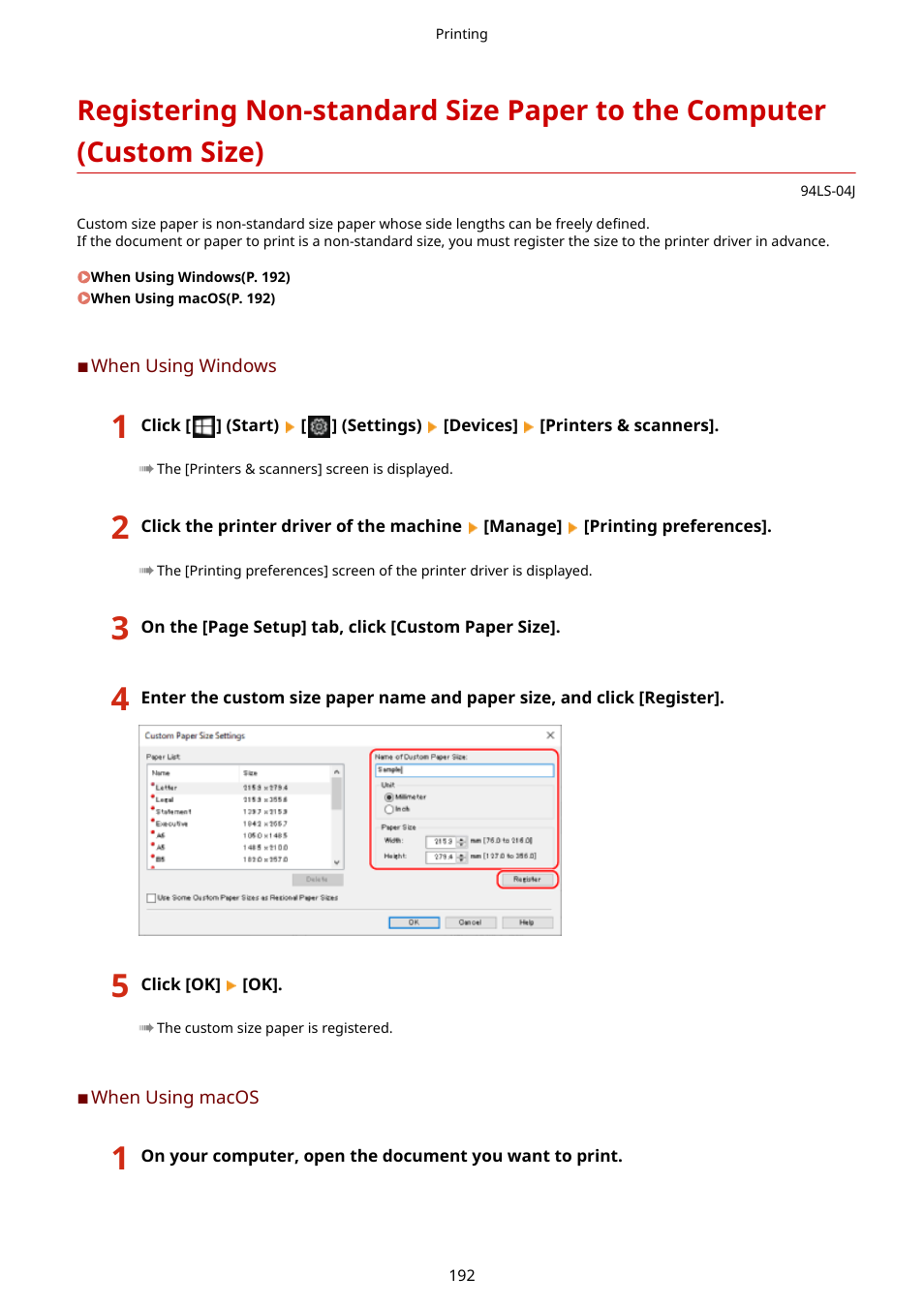 Canon imageCLASS MF275dw Wireless All-In-One Monochrome Laser Printer User Manual | Page 201 / 633