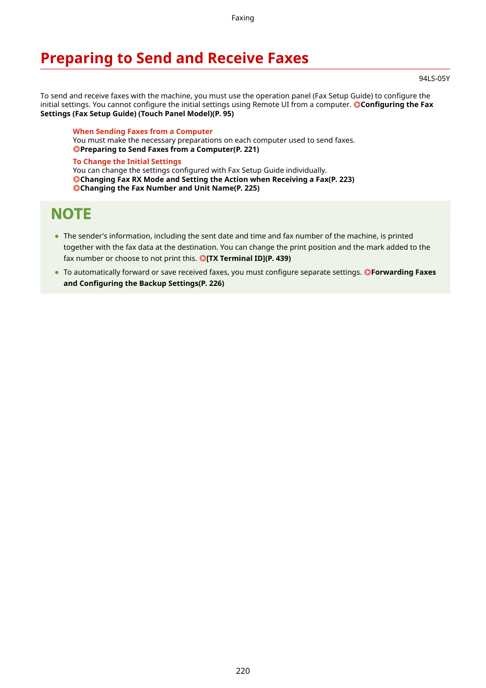 Preparing to send and receive faxes | Canon imageCLASS MF275dw Wireless All-In-One Monochrome Laser Printer User Manual | Page 229 / 633