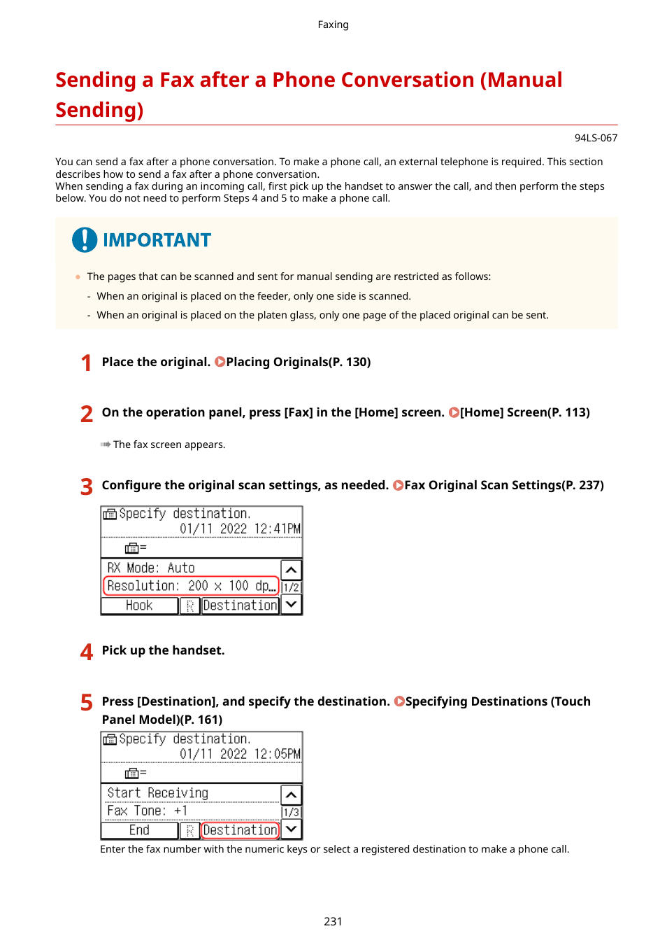 Canon imageCLASS MF275dw Wireless All-In-One Monochrome Laser Printer User Manual | Page 240 / 633