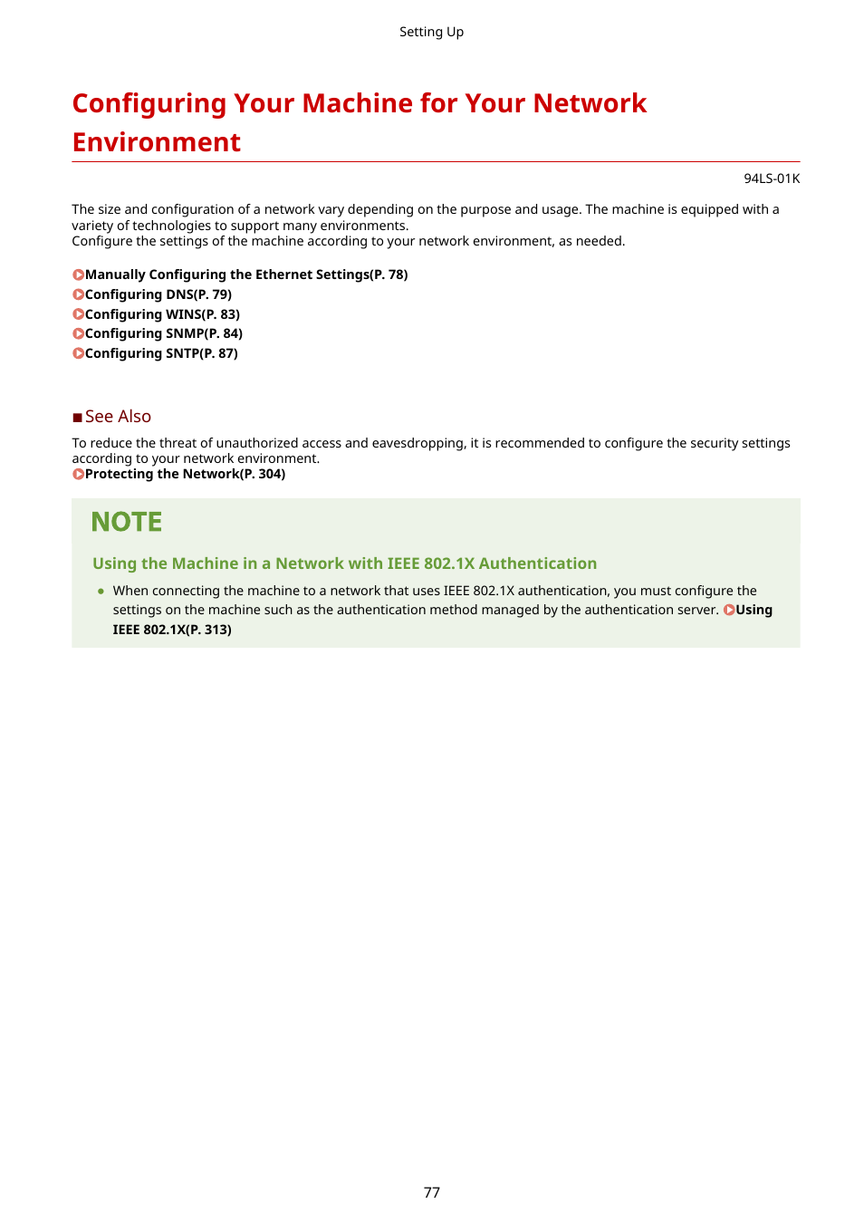 Canon imageCLASS MF275dw Wireless All-In-One Monochrome Laser Printer User Manual | Page 86 / 633