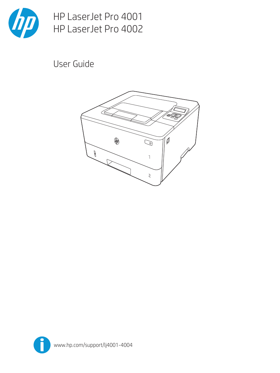 HP LaserJet Pro 4001dw Monochrome Wireless Printer User Manual | 158 pages