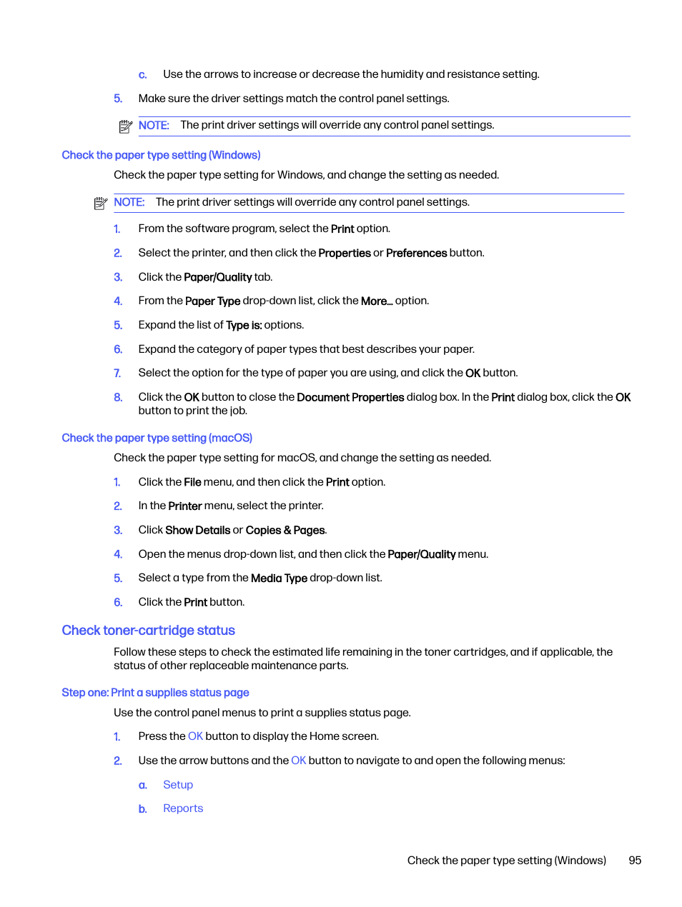 HP LaserJet Pro 4001dw Monochrome Wireless Printer User Manual | Page 104 / 158
