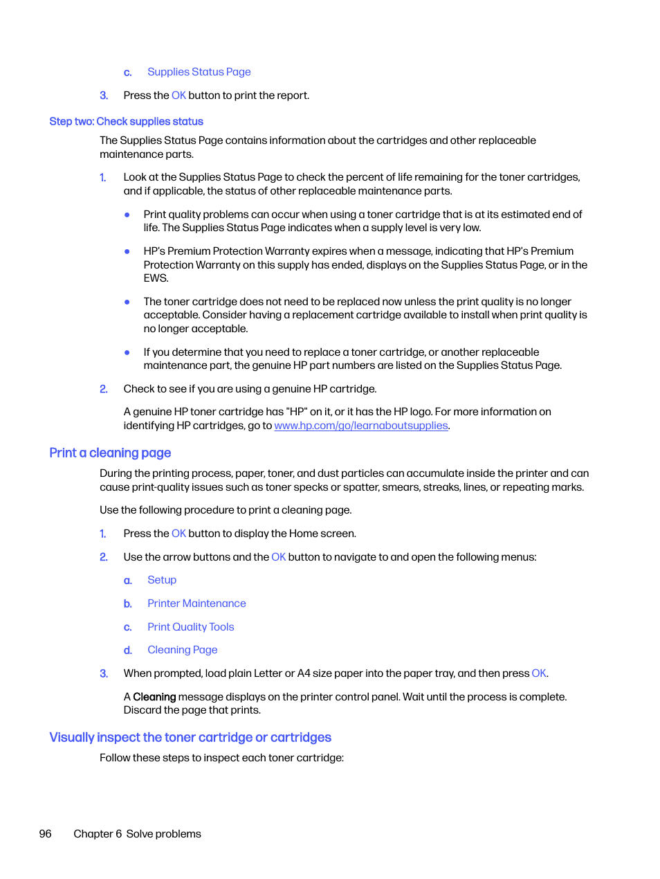 HP LaserJet Pro 4001dw Monochrome Wireless Printer User Manual | Page 105 / 158