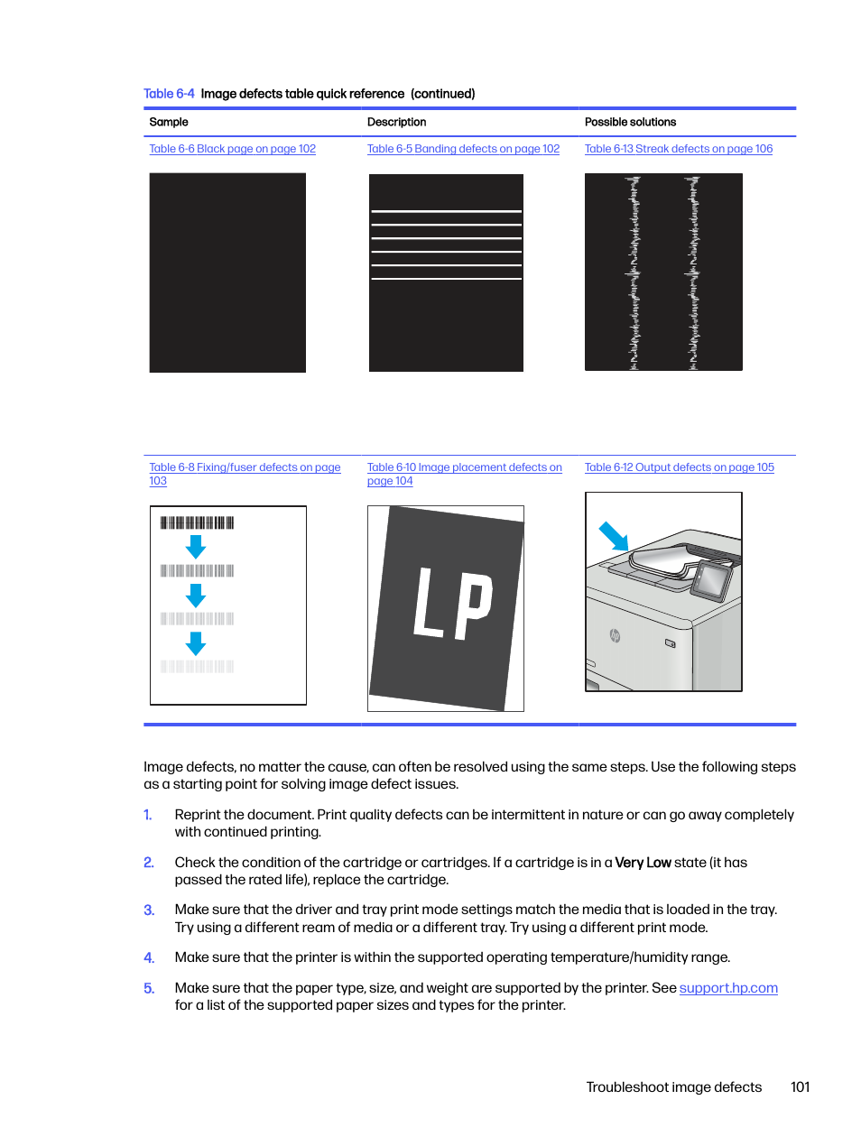 HP LaserJet Pro 4001dw Monochrome Wireless Printer User Manual | Page 110 / 158