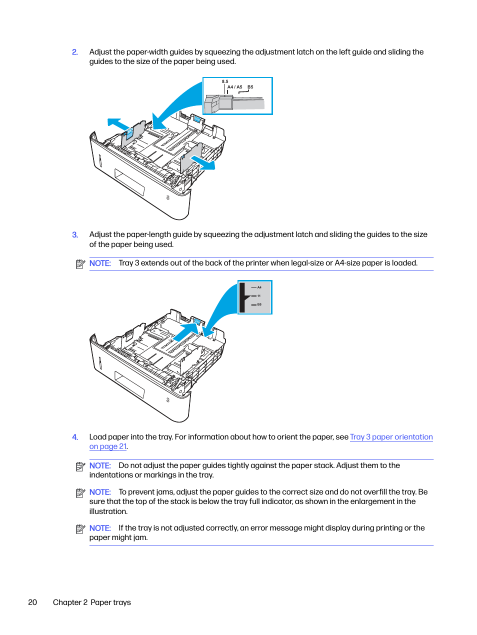 HP LaserJet Pro 4001dw Monochrome Wireless Printer User Manual | Page 29 / 158