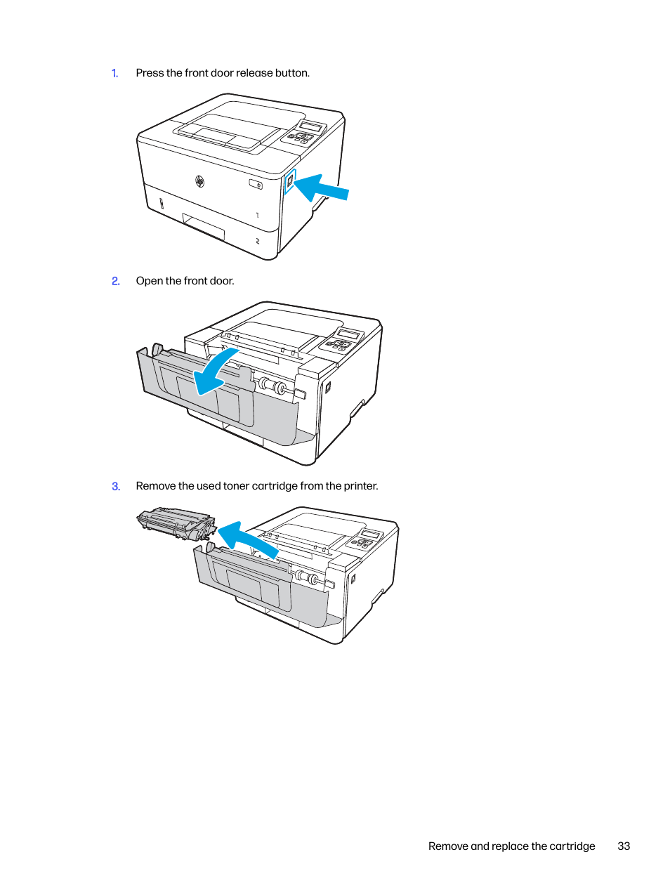 HP LaserJet Pro 4001dw Monochrome Wireless Printer User Manual | Page 42 / 158