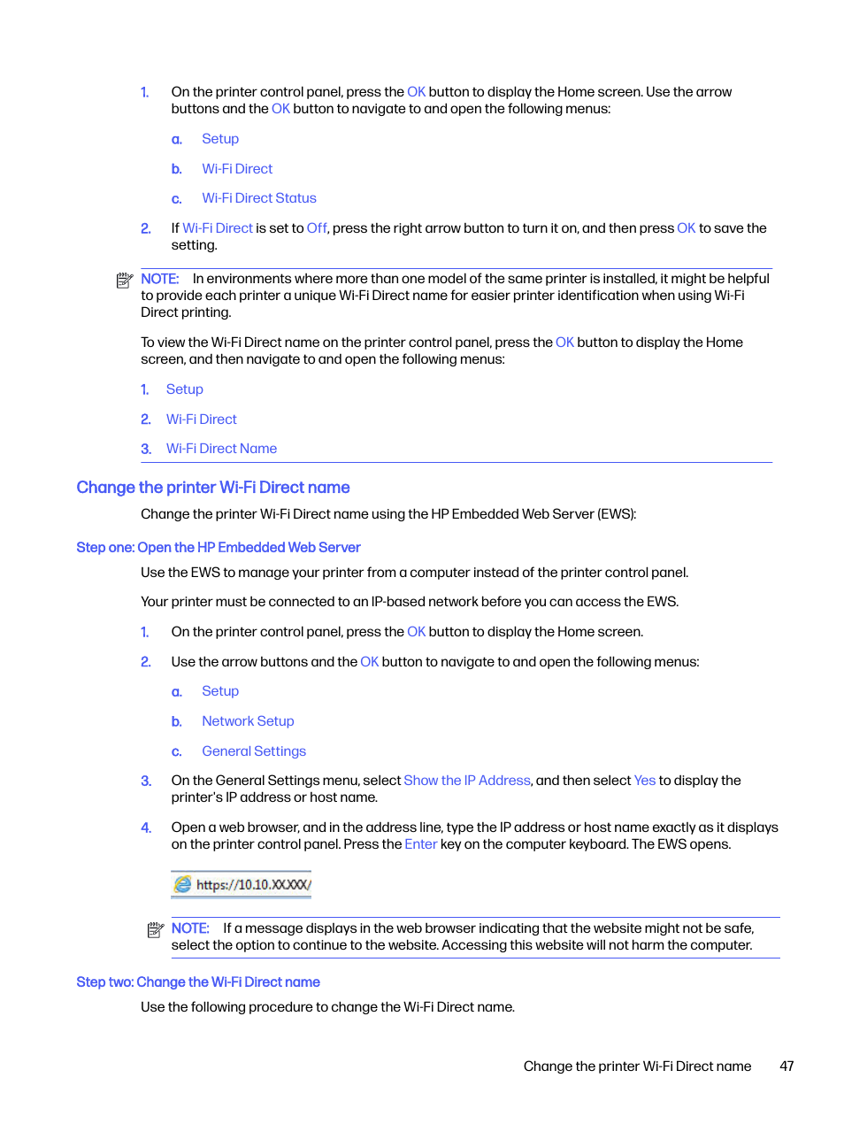 HP LaserJet Pro 4001dw Monochrome Wireless Printer User Manual | Page 56 / 158