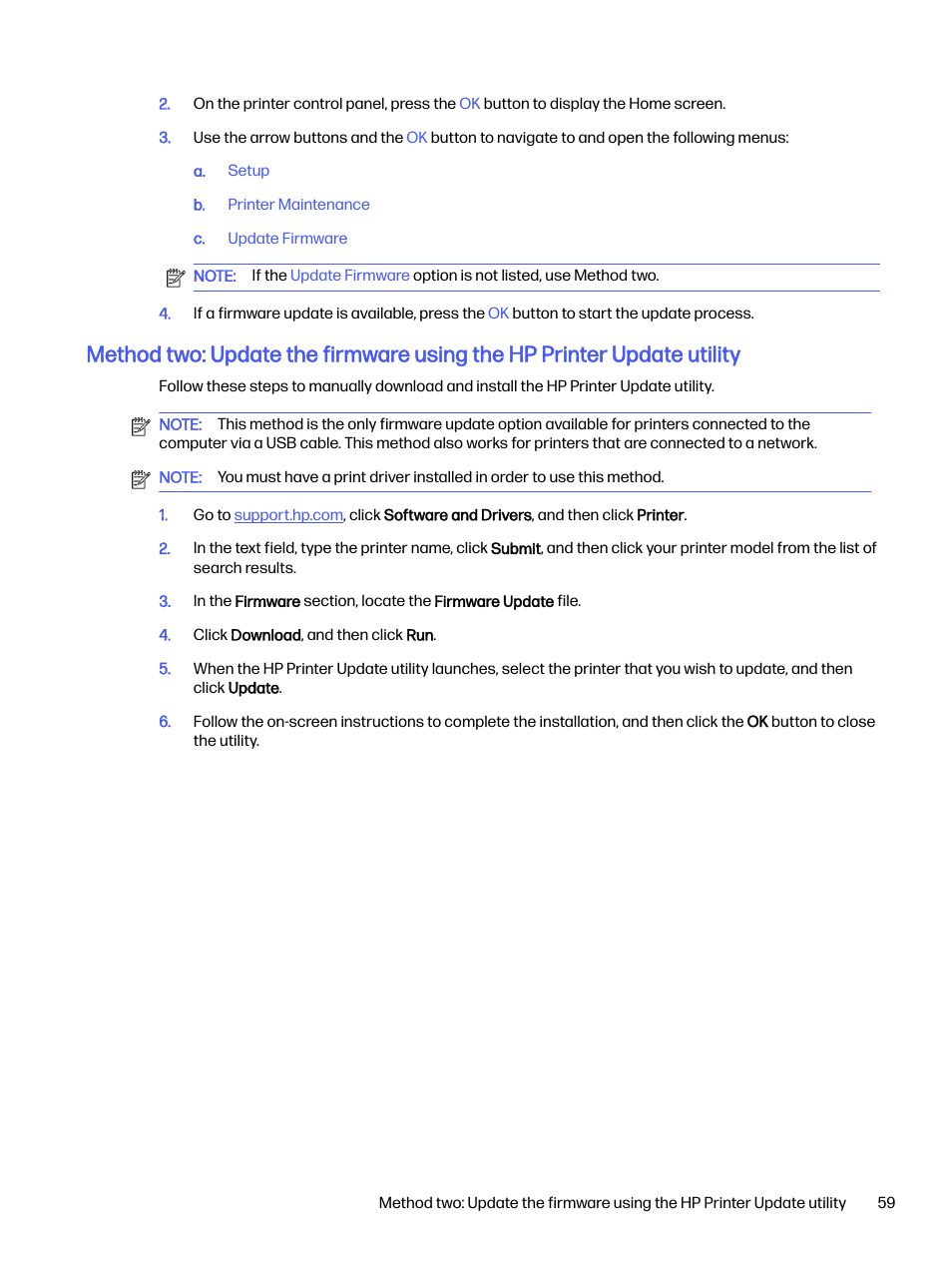 HP LaserJet Pro 4001dw Monochrome Wireless Printer User Manual | Page 68 / 158