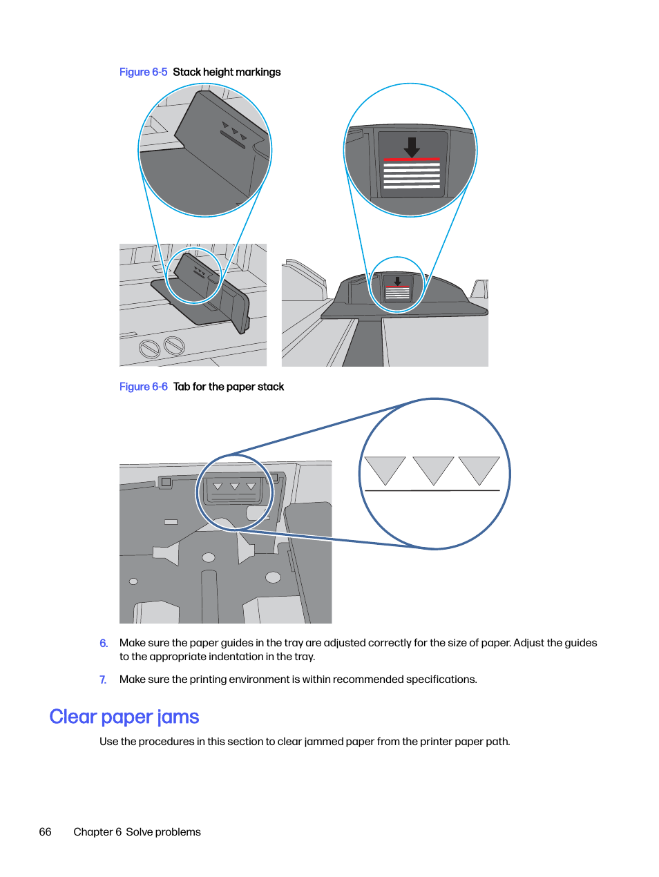 Clear paper jams | HP LaserJet Pro 4001dw Monochrome Wireless Printer User Manual | Page 75 / 158