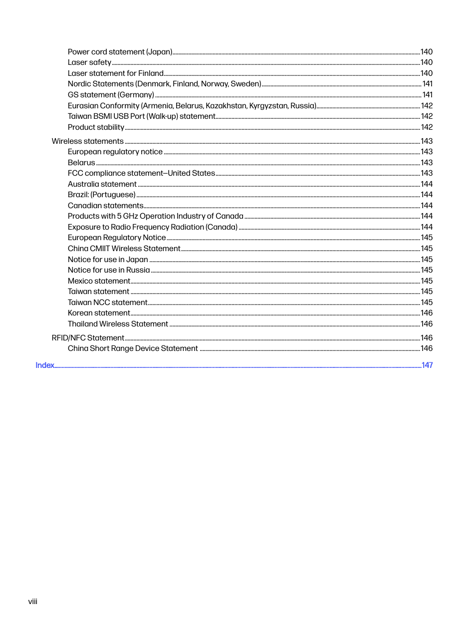 HP LaserJet Pro 4001dw Monochrome Wireless Printer User Manual | Page 9 / 158