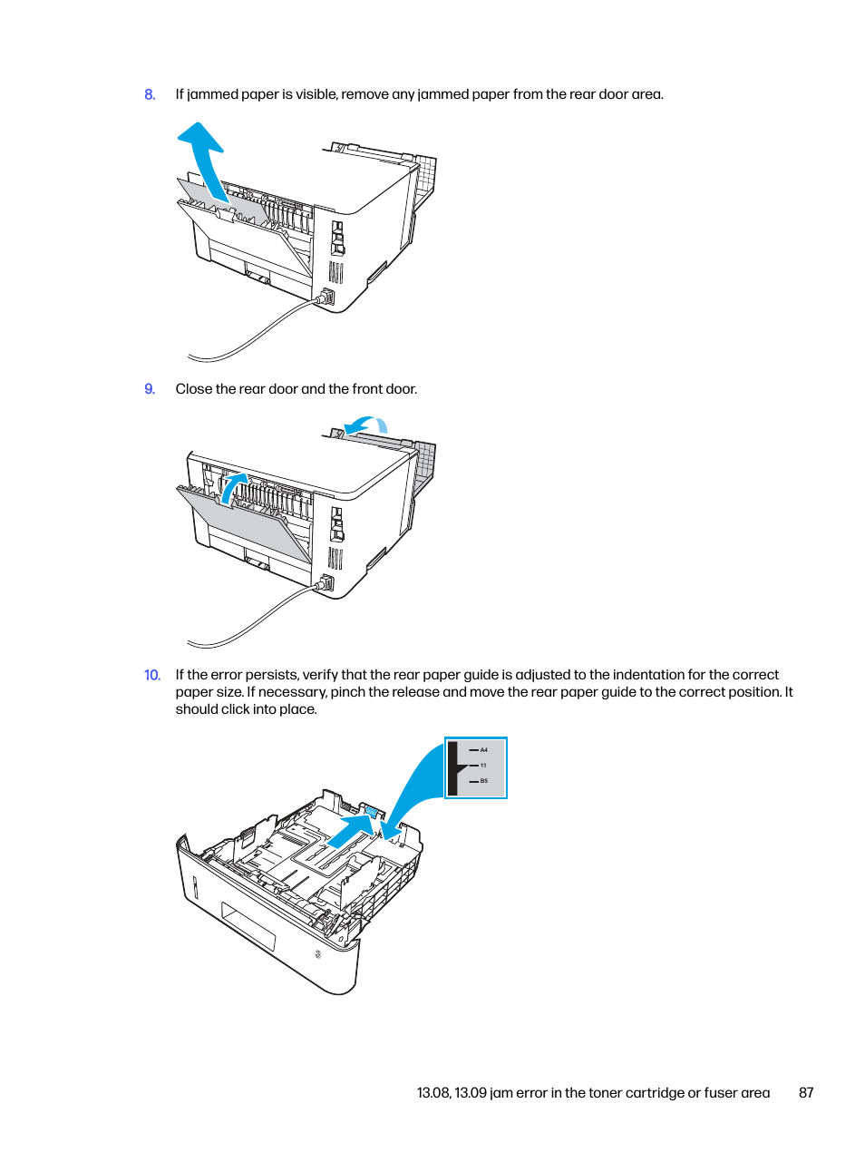 HP LaserJet Pro 4001dw Monochrome Wireless Printer User Manual | Page 96 / 158