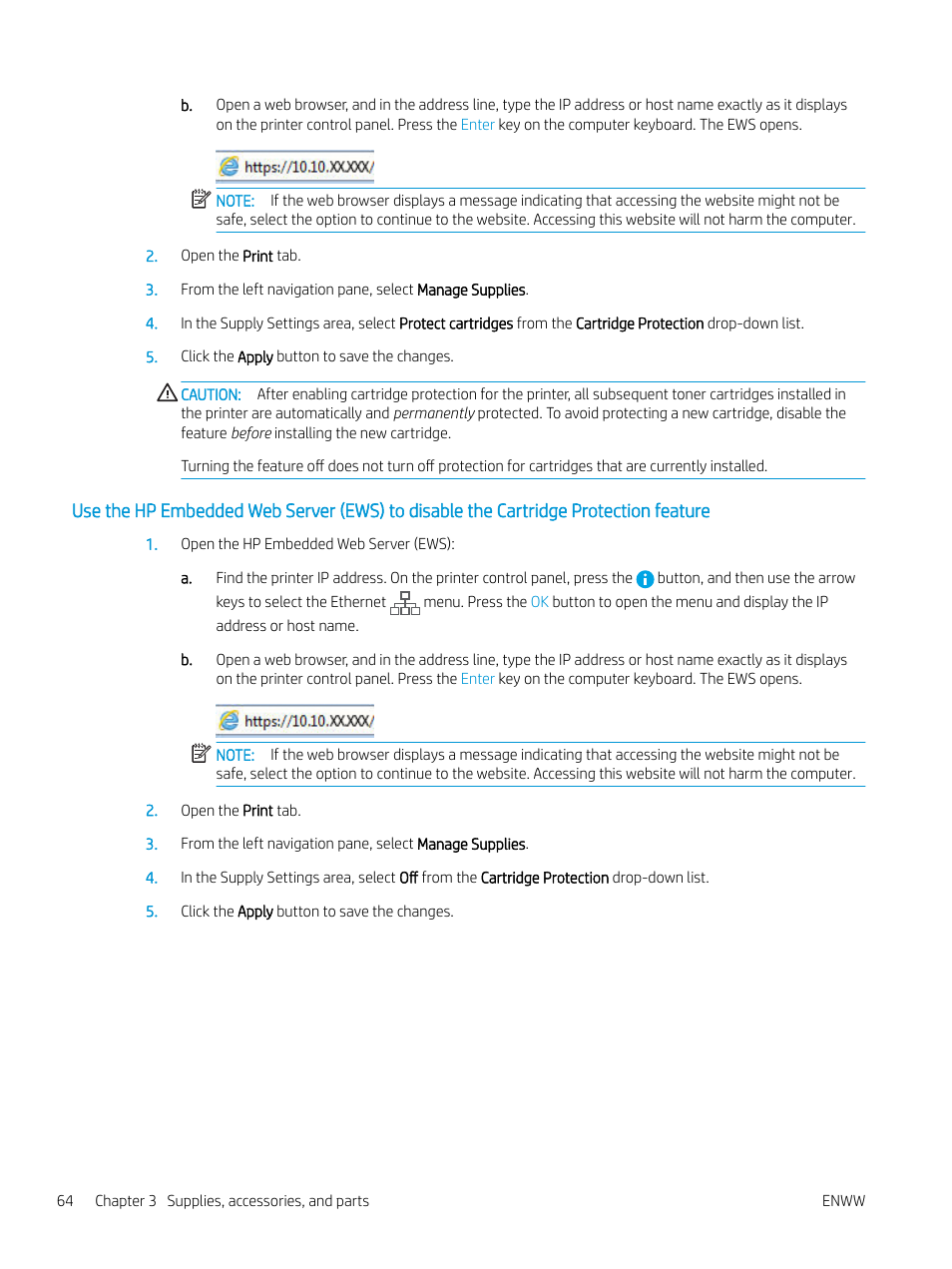 HP Color LaserJet Enterprise M751n Laser Printer User Manual | Page 74 / 190