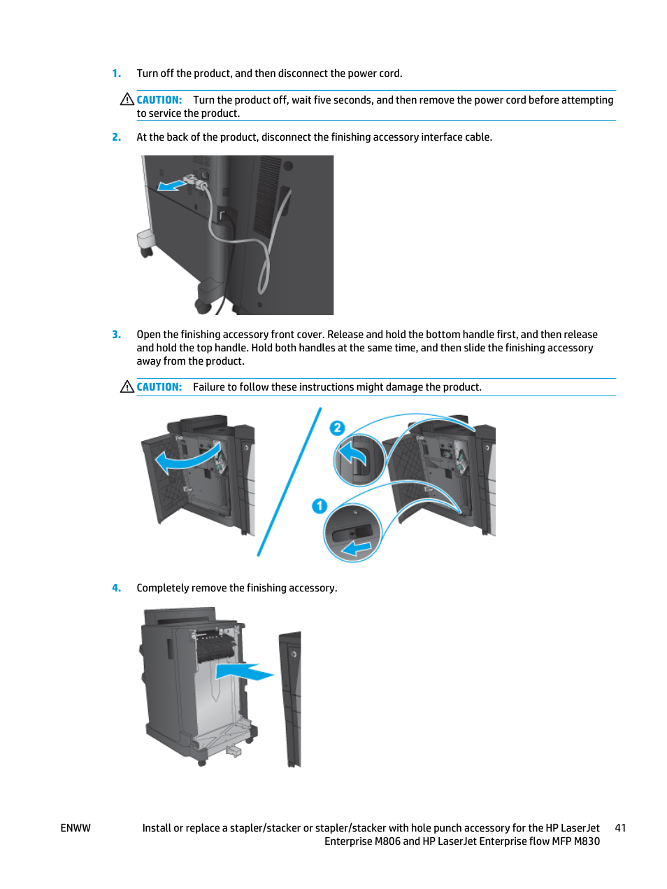 HP LaserJet Enterprise M806x+ Black and White Laser Printer User Manual | Page 49 / 162