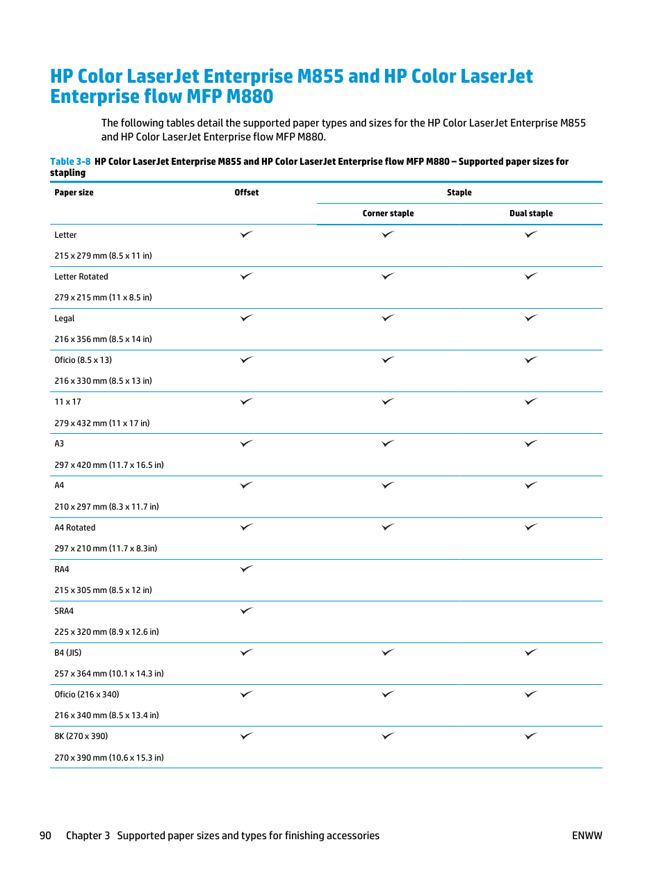 HP LaserJet Enterprise M806x+ Black and White Laser Printer User Manual | Page 98 / 162