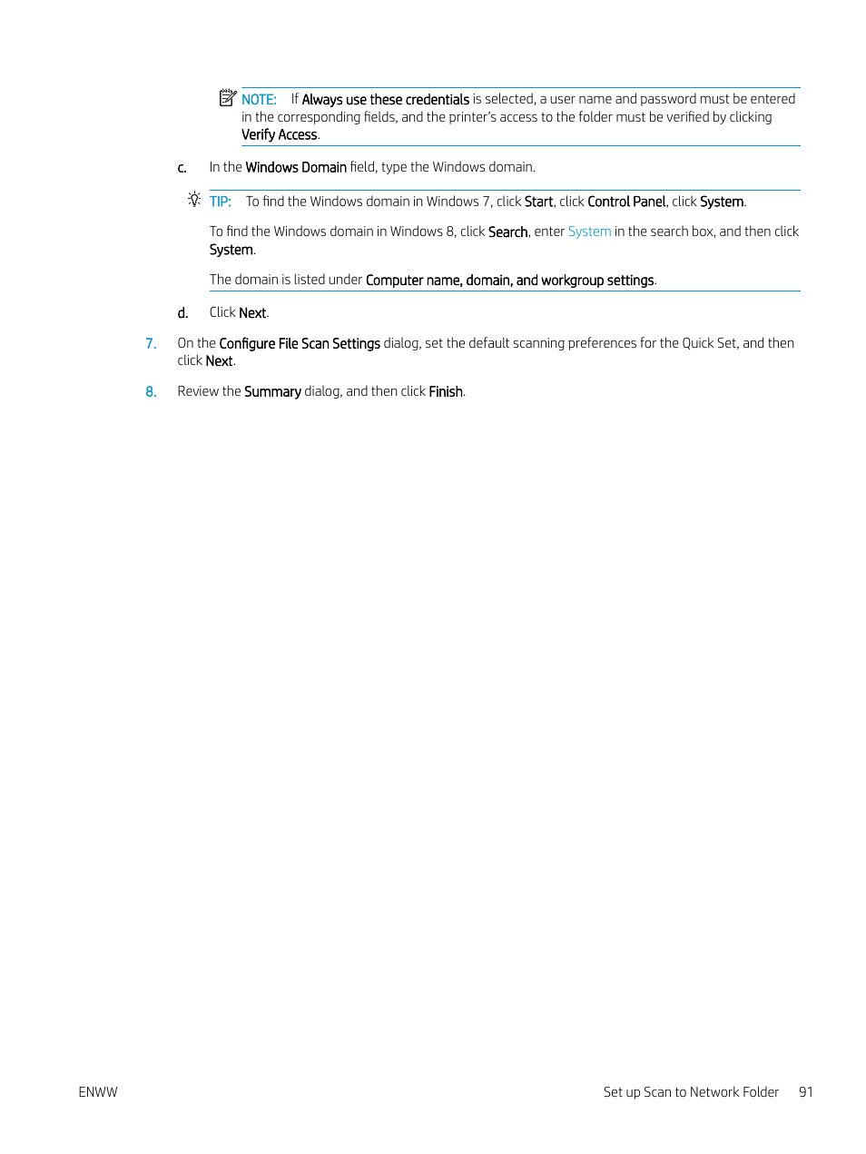 HP MFP M528f Monochrome Laser Printer User Manual | Page 105 / 248