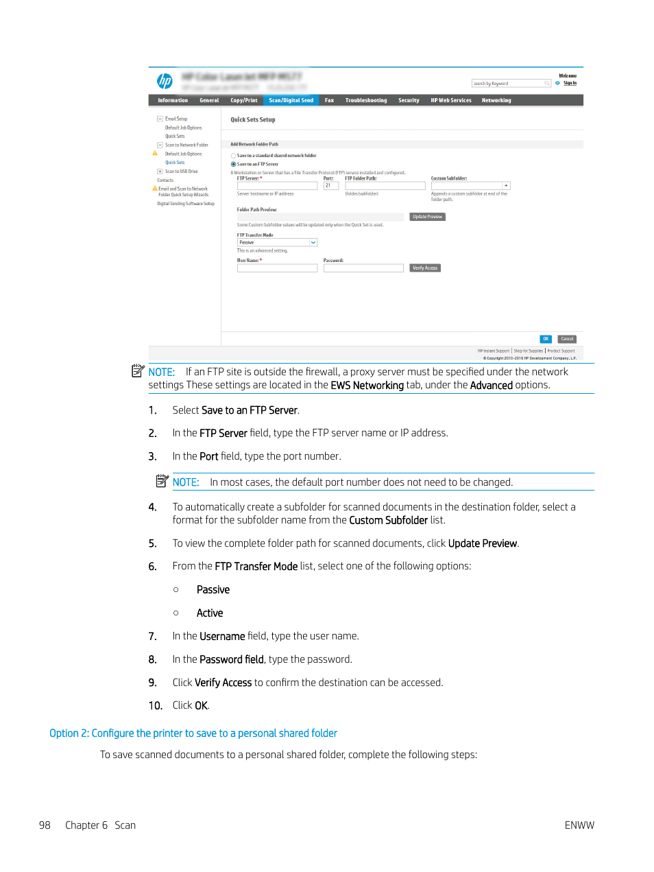 HP MFP M528f Monochrome Laser Printer User Manual | Page 112 / 248