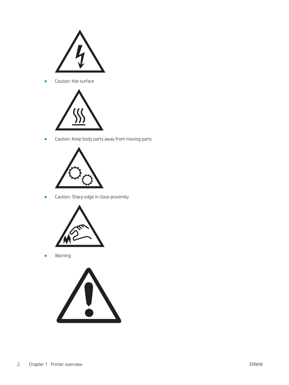 HP MFP M528f Monochrome Laser Printer User Manual | Page 16 / 248