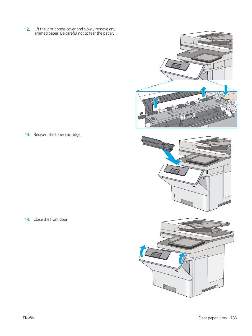 HP MFP M528f Monochrome Laser Printer User Manual | Page 197 / 248