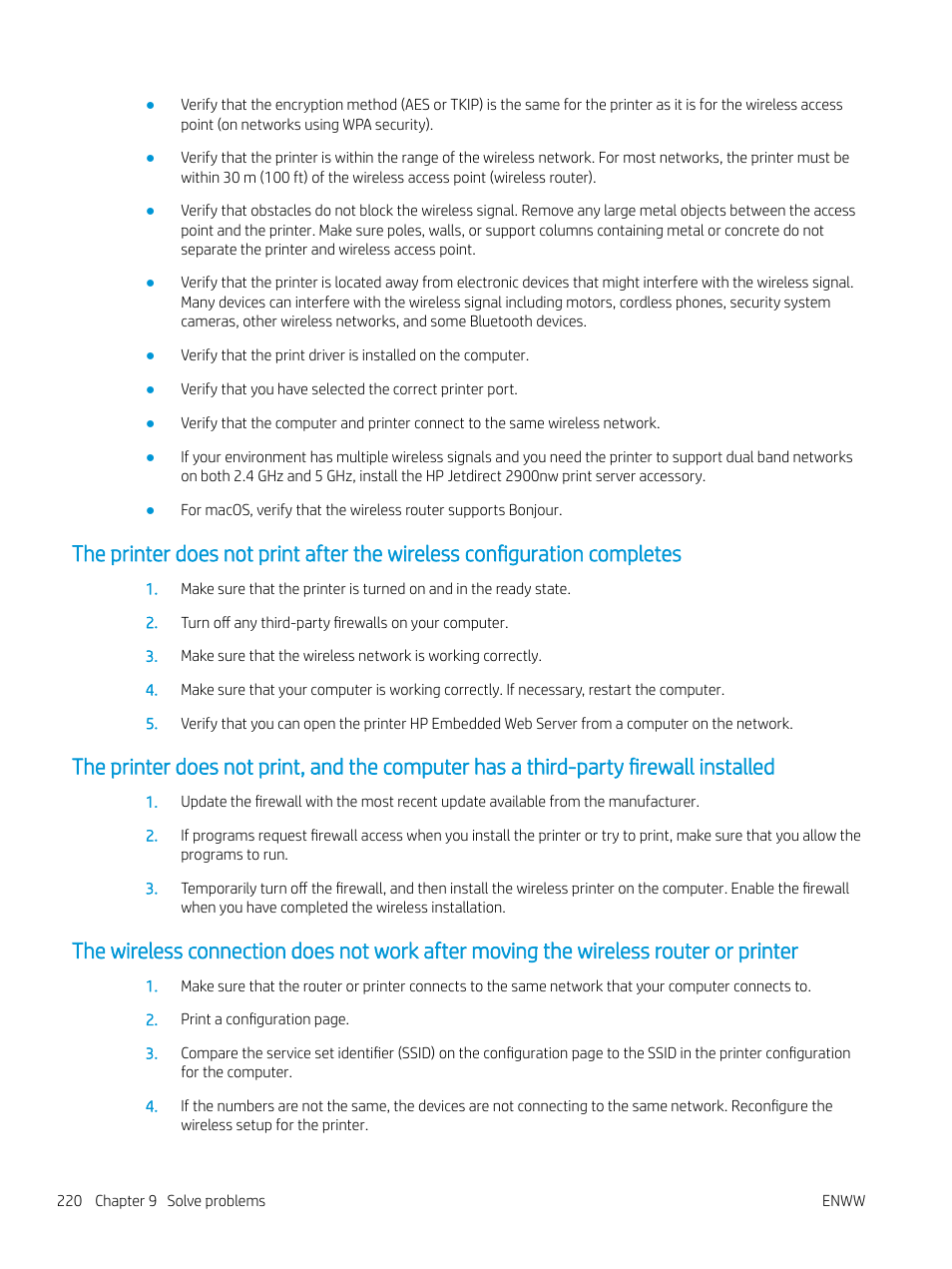 HP MFP M528f Monochrome Laser Printer User Manual | Page 234 / 248