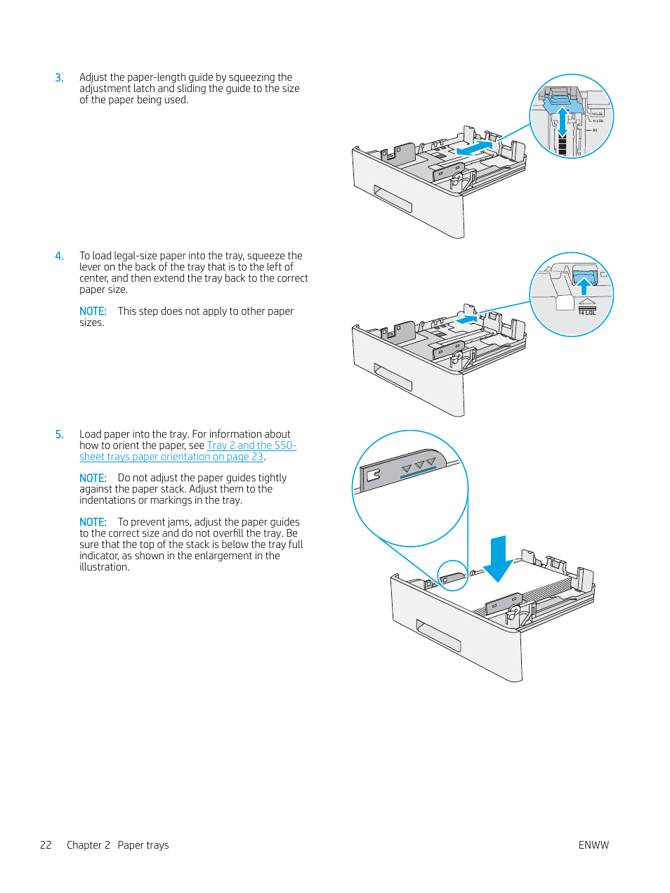 HP MFP M528f Monochrome Laser Printer User Manual | Page 36 / 248