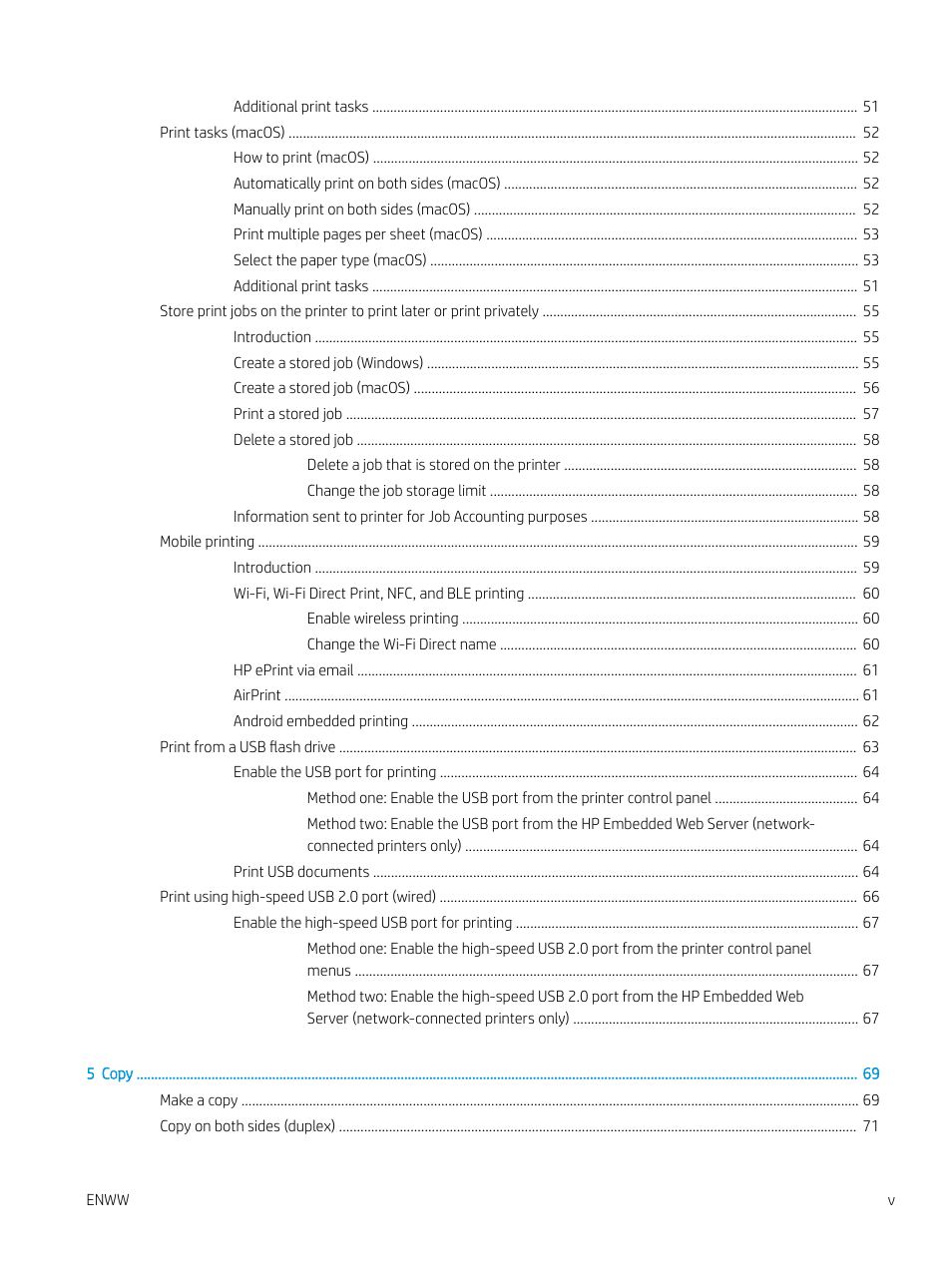 HP MFP M528f Monochrome Laser Printer User Manual | Page 7 / 248