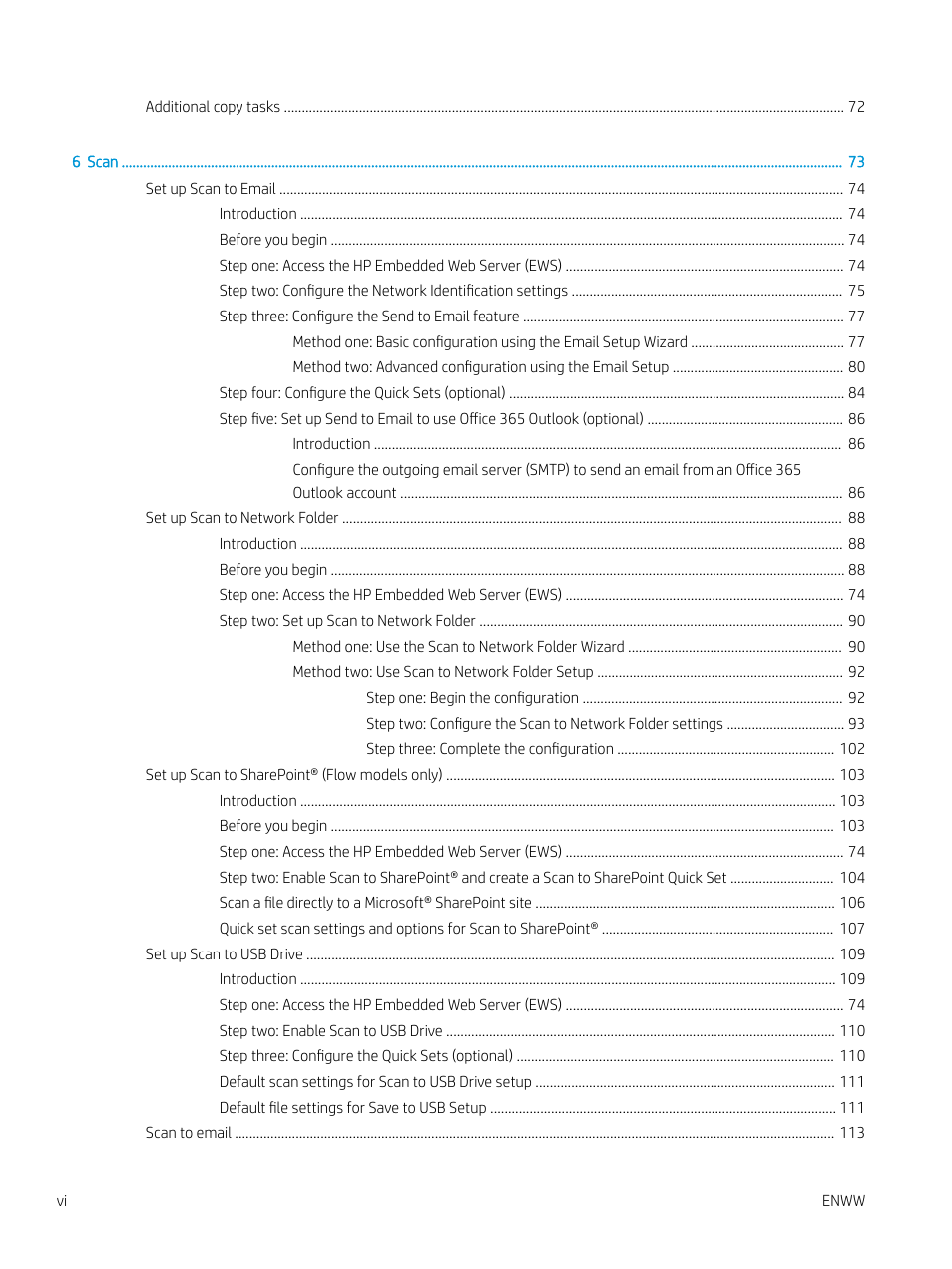 HP MFP M528f Monochrome Laser Printer User Manual | Page 8 / 248