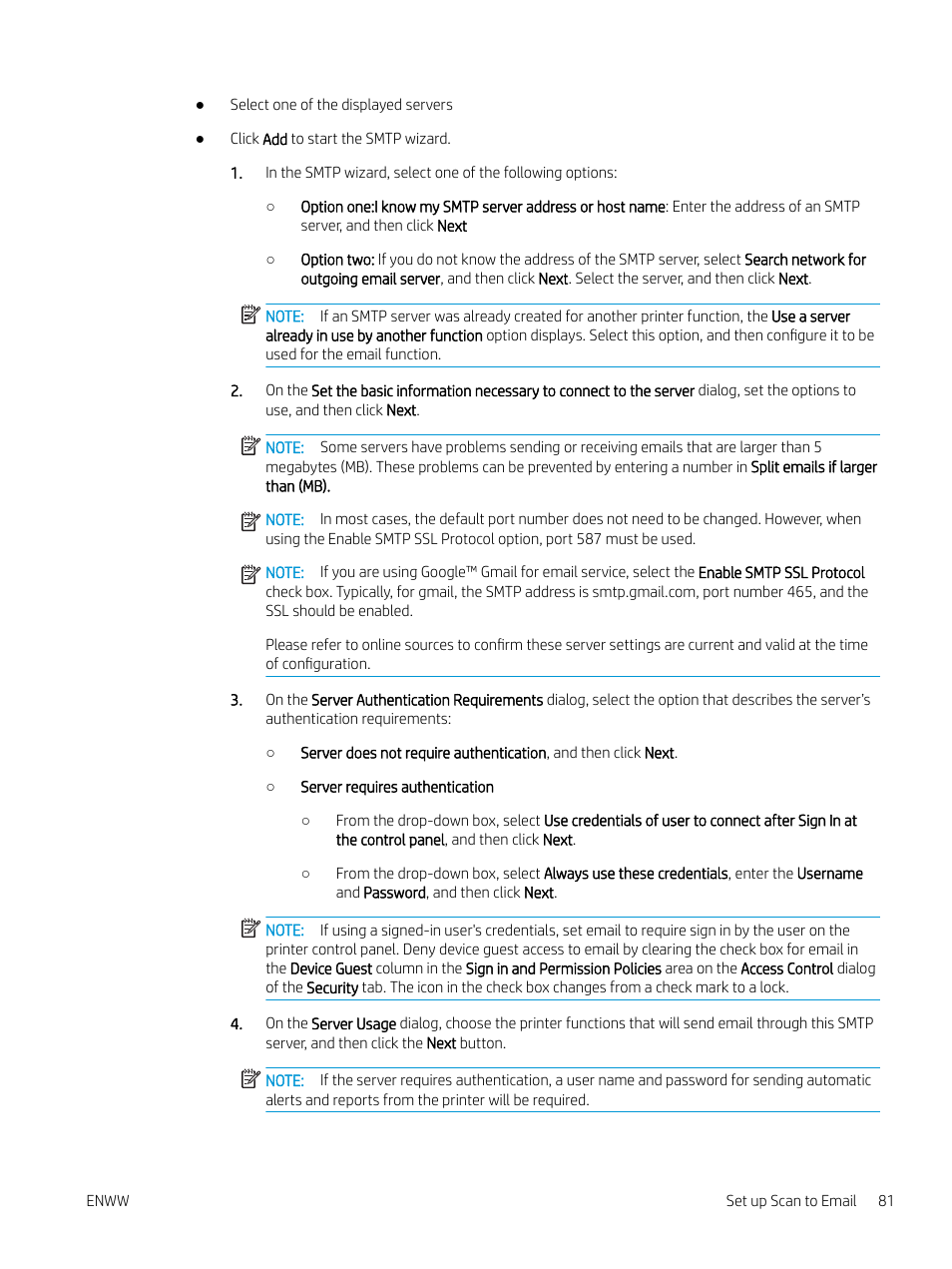 HP MFP M528f Monochrome Laser Printer User Manual | Page 95 / 248