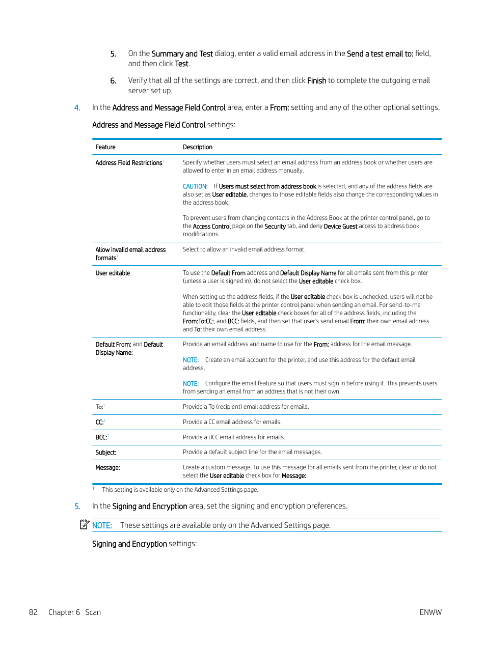 HP MFP M528f Monochrome Laser Printer User Manual | Page 96 / 248
