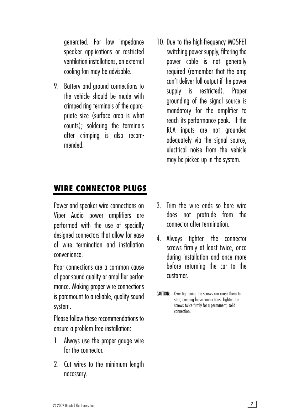 Directed Electronics 64602610 400.2 User Manual | Page 7 / 16