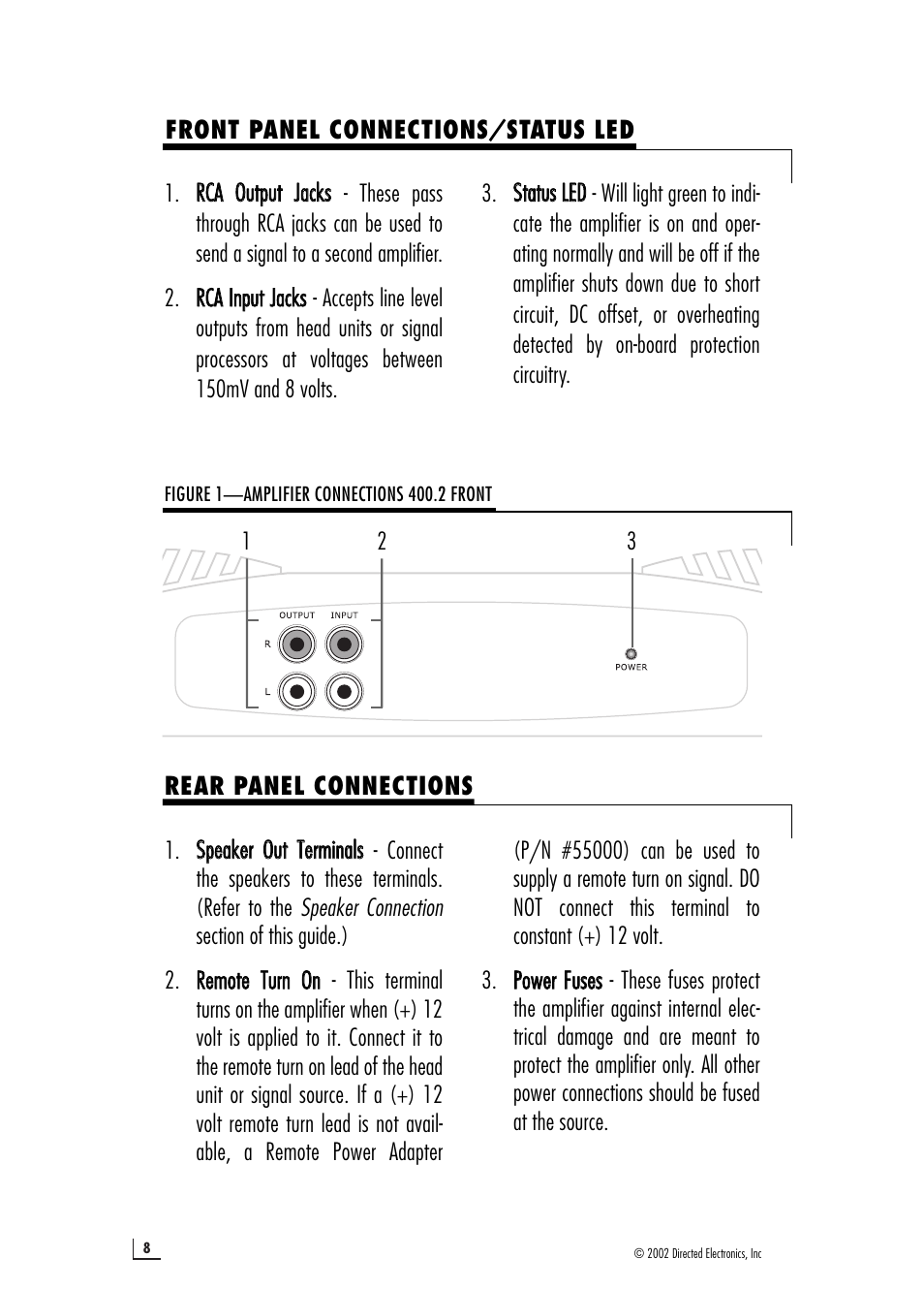 Directed Electronics 64602610 400.2 User Manual | Page 8 / 16