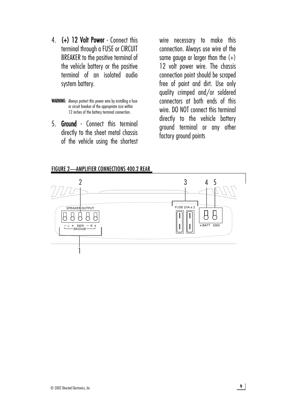 Directed Electronics 64602610 400.2 User Manual | Page 9 / 16