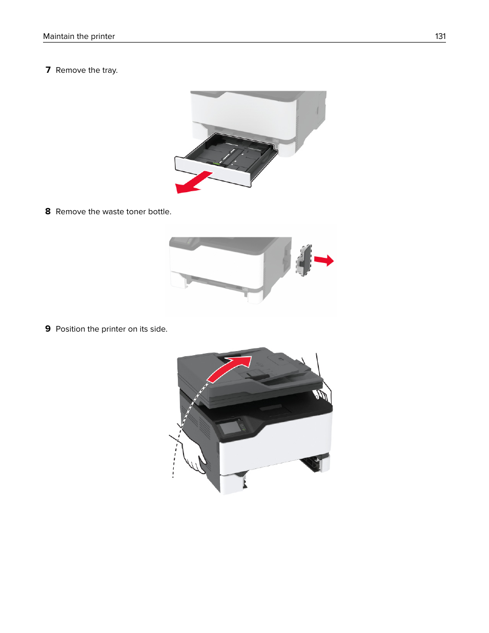 Lexmark MC3224dwe Multifunction Color Laser Printer User Manual | Page 131 / 221