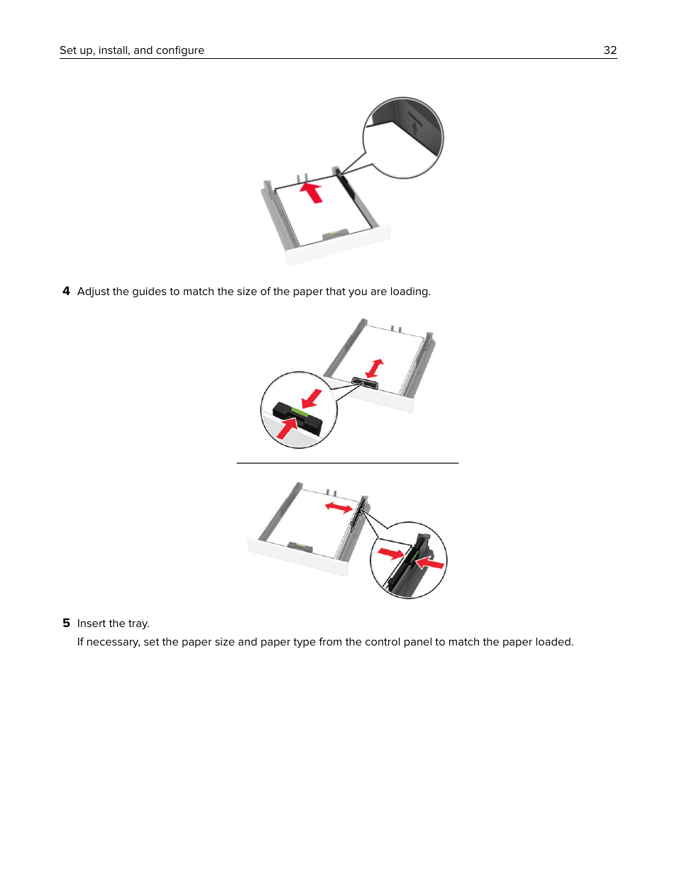 Lexmark MC3224dwe Multifunction Color Laser Printer User Manual | Page 32 / 221