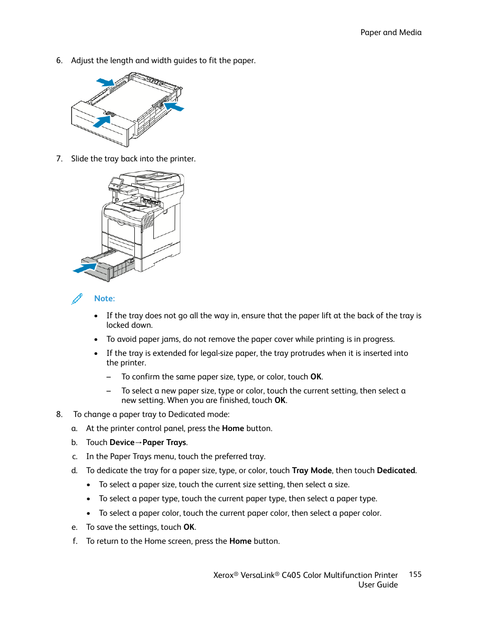 Xerox VersaLink C405/DN All-in-One Color Laser Printer User Manual | Page 155 / 271