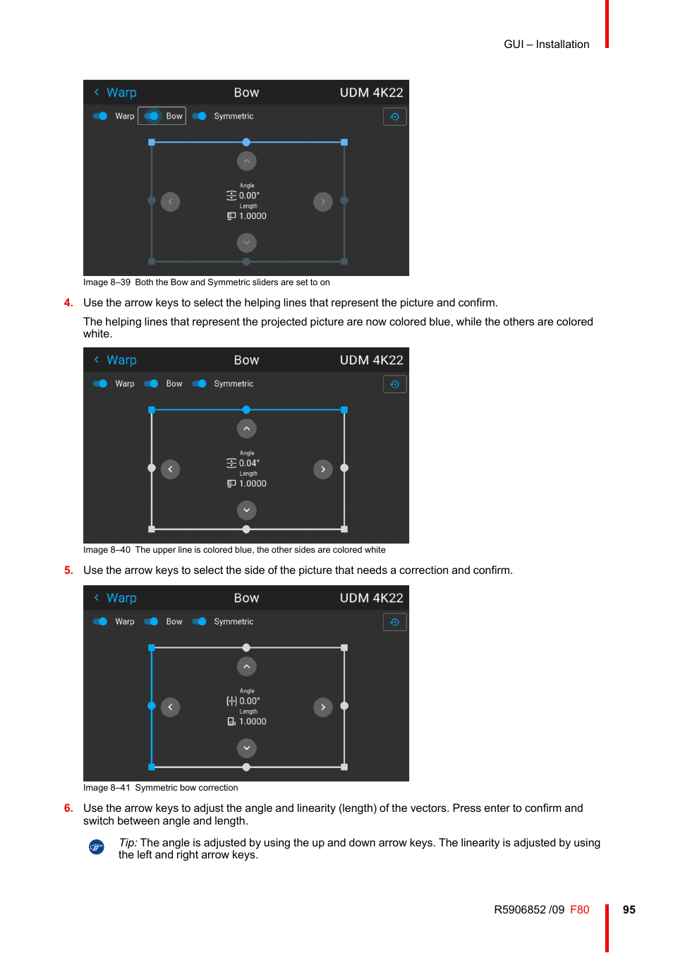 Barco F80-4K9 9000-Lumen 4K UHD DLP Laser Projector (No Lens) User Manual | Page 95 / 210