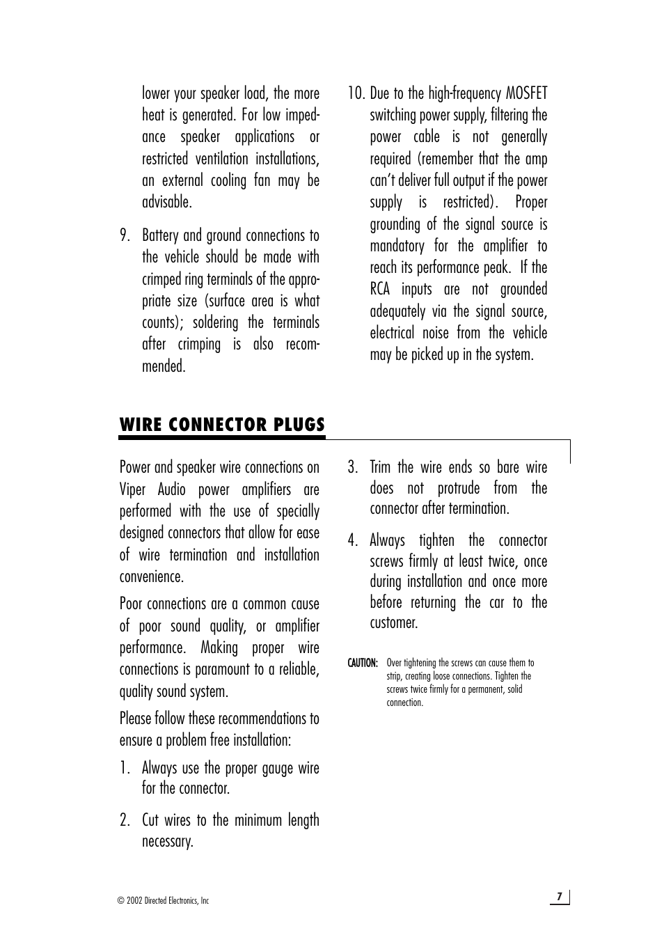 Directed Electronics d300.1 User Manual | Page 7 / 16