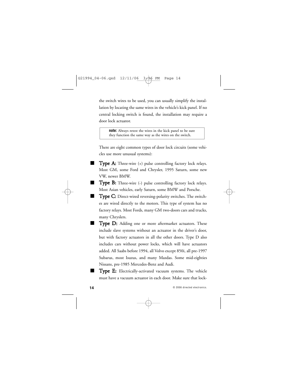 Directed Electronics Nissan User Manual | Page 18 / 48