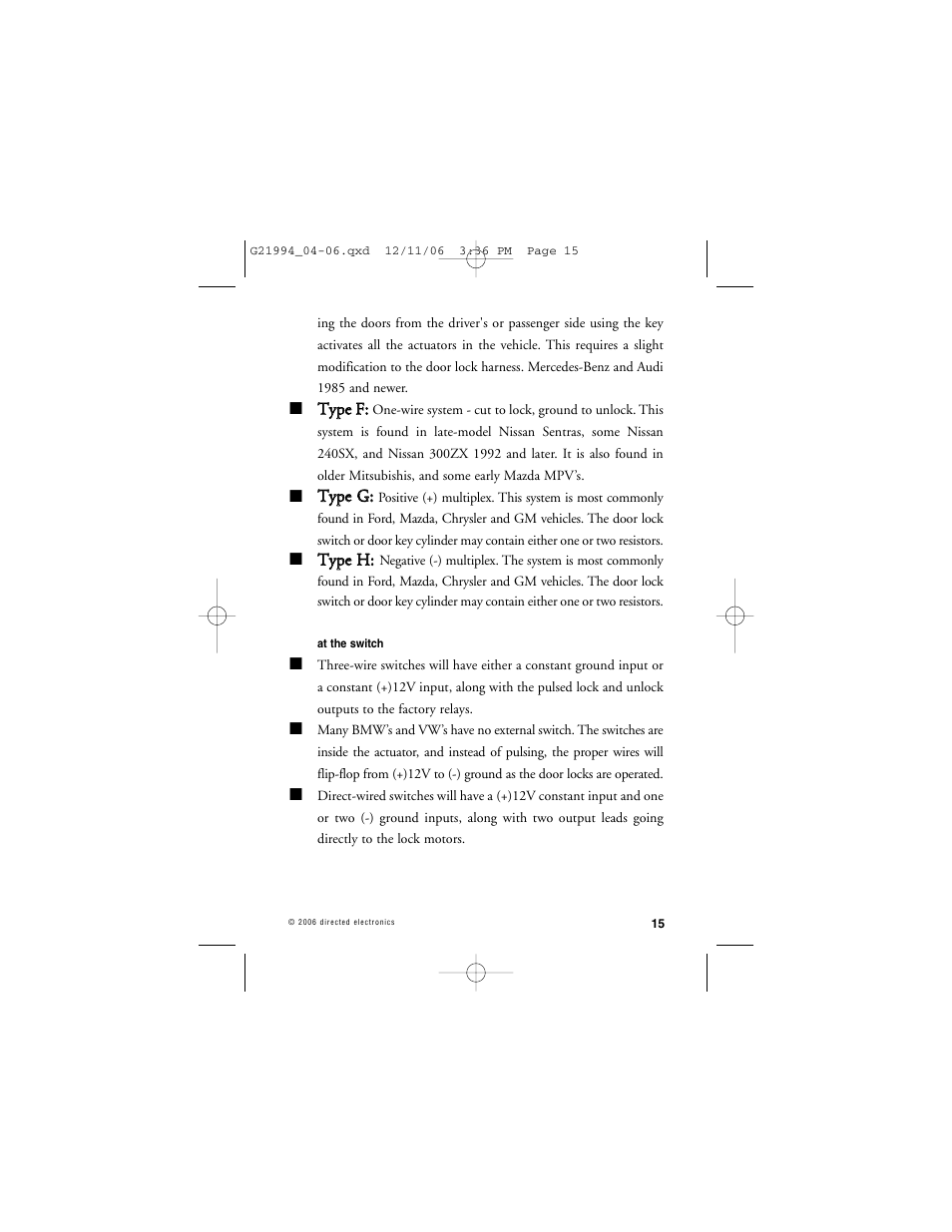 Directed Electronics Nissan User Manual | Page 19 / 48