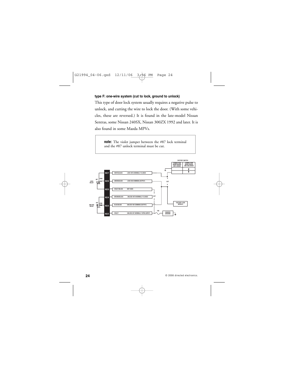 Directed Electronics Nissan User Manual | Page 28 / 48