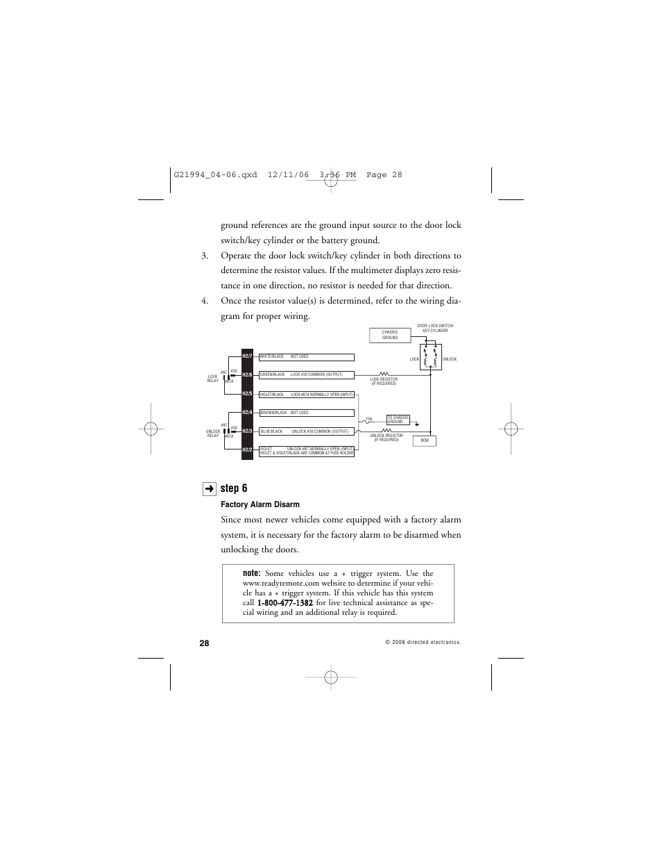 Step 6 | Directed Electronics Nissan User Manual | Page 32 / 48