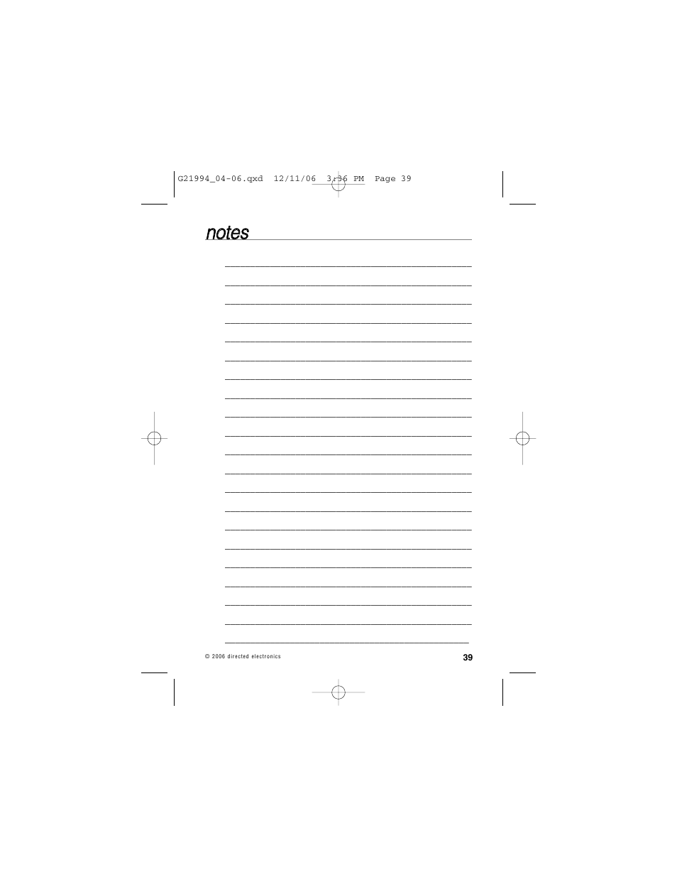 Nno otte ess | Directed Electronics Nissan User Manual | Page 43 / 48