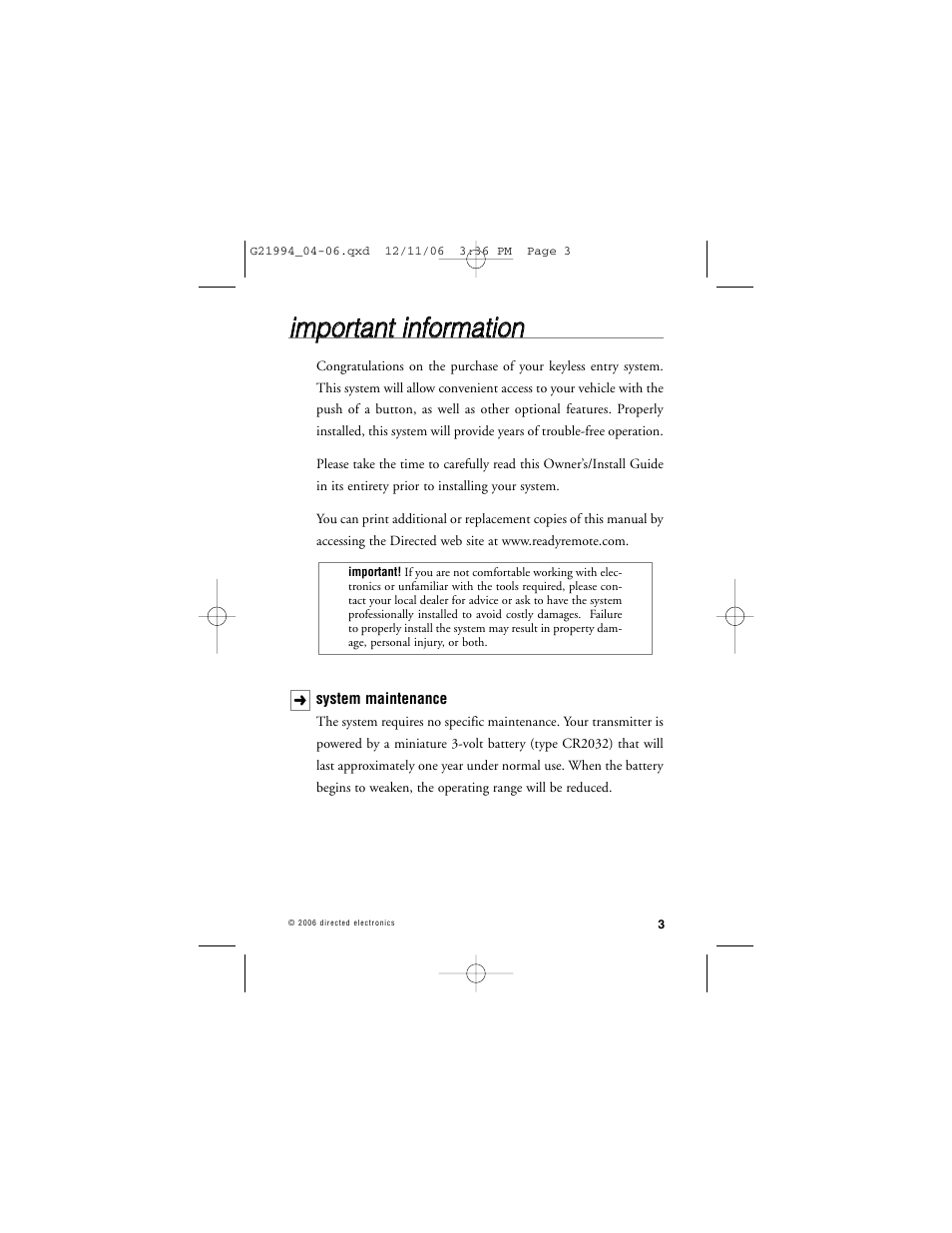 Directed Electronics Nissan User Manual | Page 7 / 48