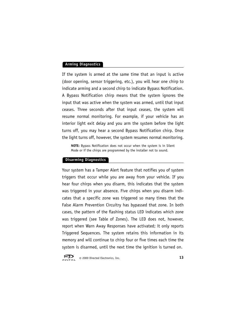 Directed Electronics Hurricane Vehicle Security System G Hurricane 3 6 User Manual | Page 16 / 25