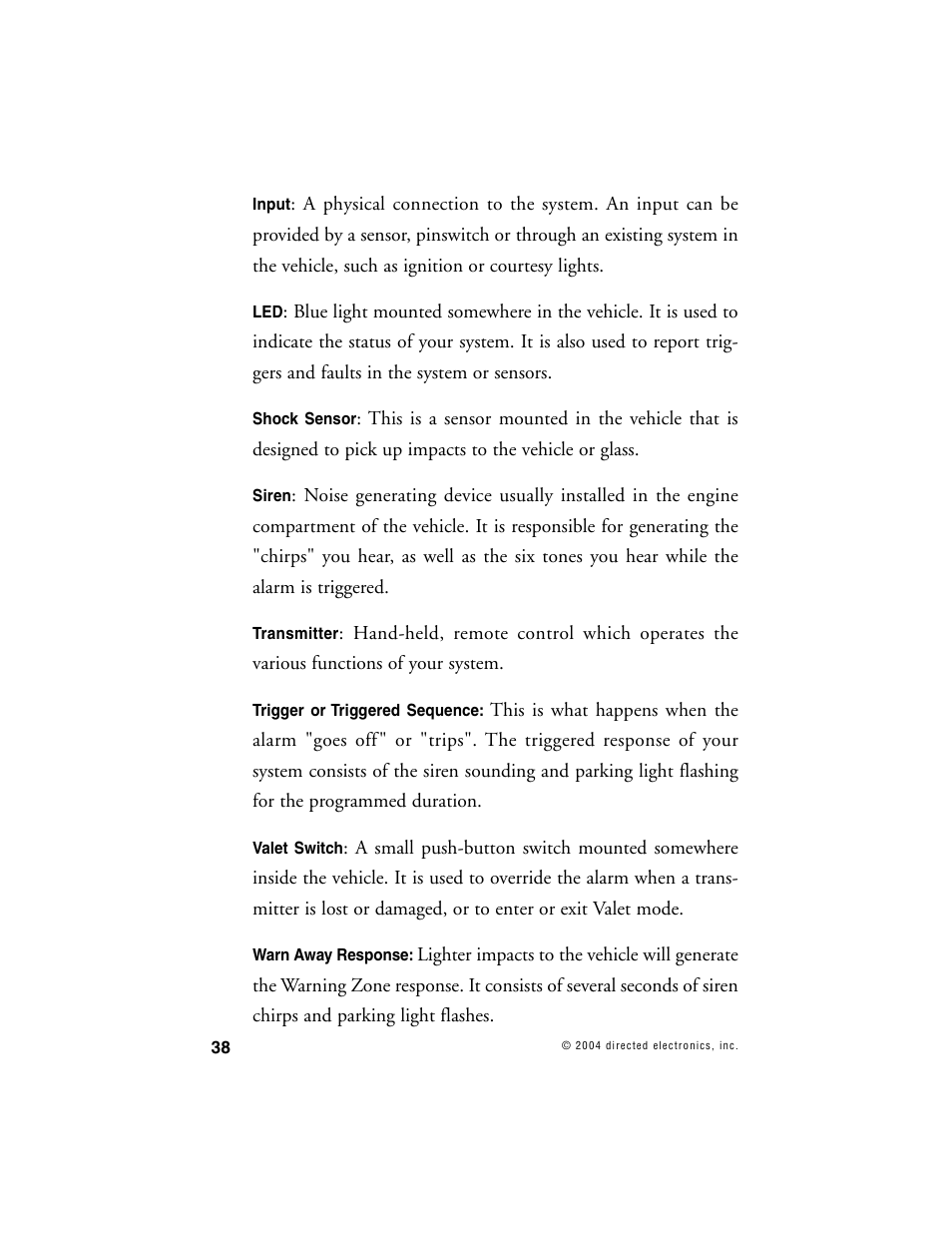 Directed Electronics 690XV User Manual | Page 41 / 45