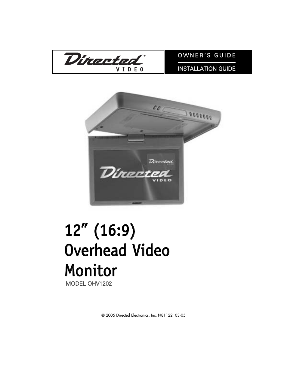 Directed Electronics OHV12202 User Manual | 27 pages