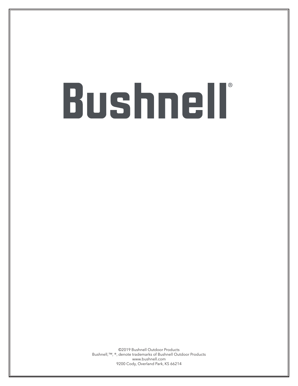Bushnell 6x24 Prime 1300 Laser Rangefinder (Black) User Manual | Page 42 / 42
